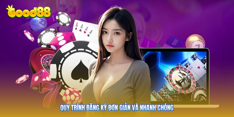 Quy trình đăng ký đơn giản và nhanh chóng